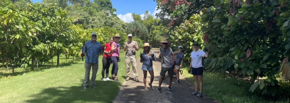 Tour guests oahu farm tour