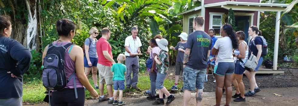 Oahu farm tour participants