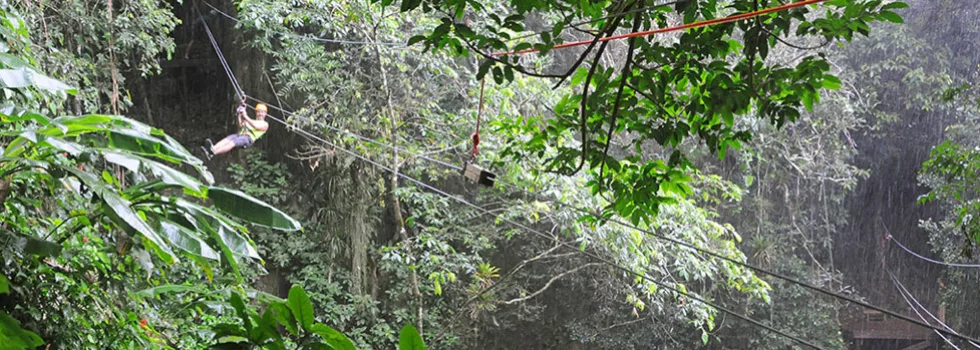 Rock climb zipline package puerto rico