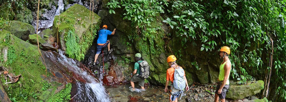 Waterfall hiking zipline puerto rico