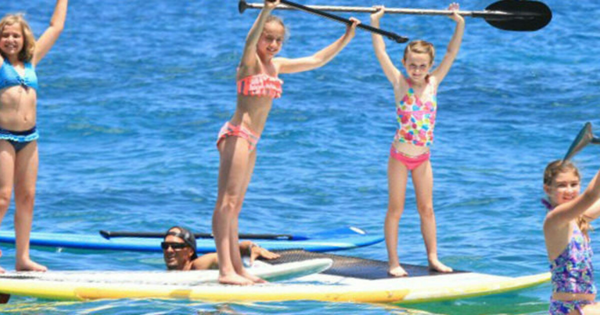 Stand Up Paddle Lessons Kaanapali Adventure Tours Hawaii