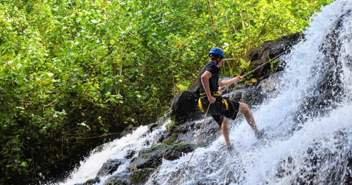 Java Rappling Indonesia Kauai Jungle Waterfall Rappelling | Private Waterfalls & Expert Guides ...