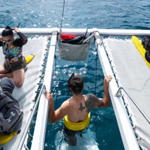 Small Waikiki Snorkel Catamaran