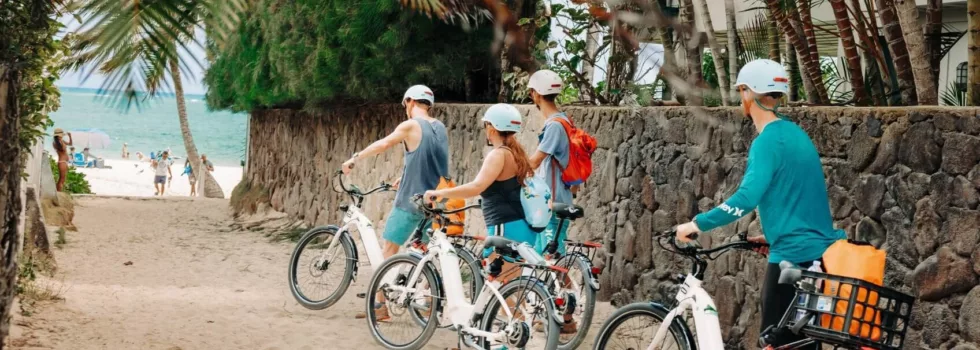 Kailua beach electric bike