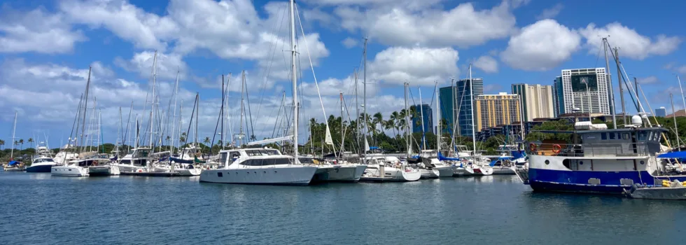 Ala wai boat harbor yachts