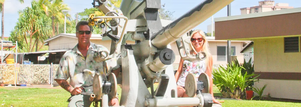 Pearl Harbor Gun Tour