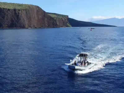 Lanai Island Adventure by Zodiac: Maui rafting thumb