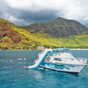Water Slide Snorkeling and Activity Boat