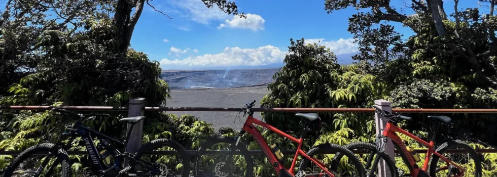 Bike tour in volcano national park hawaii