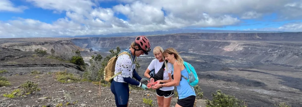E bike in hawaii volcanoes national park