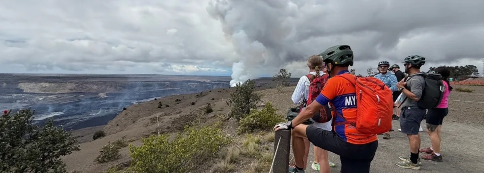 Electric bike tour kilauea crater