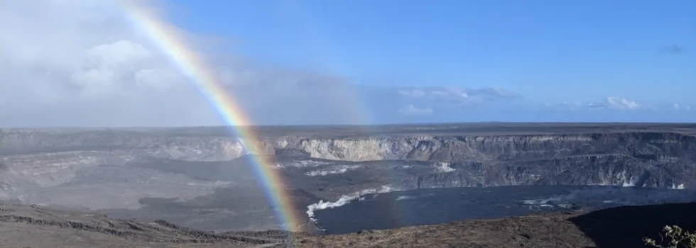 Visit kilauea volcano by bike