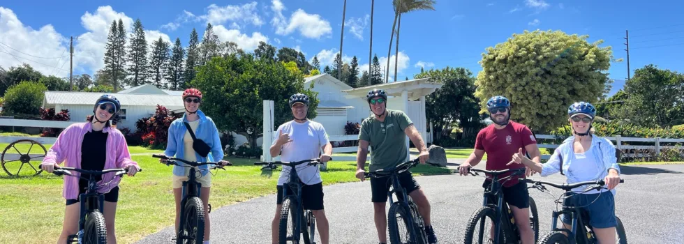 E bike to anna ranch waimea hawaii