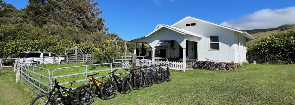 Electric bikes parked at anna ranch