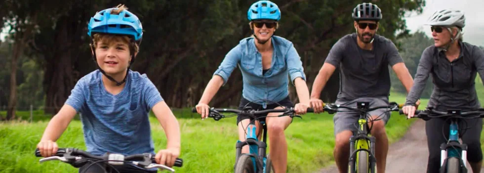 Family bike tour big island