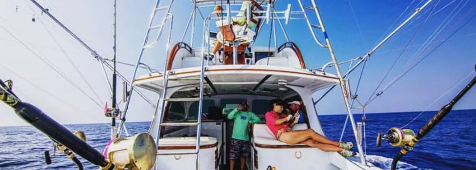 Fishing charter boat kona