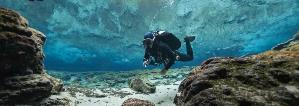 Scuba cave dive kona