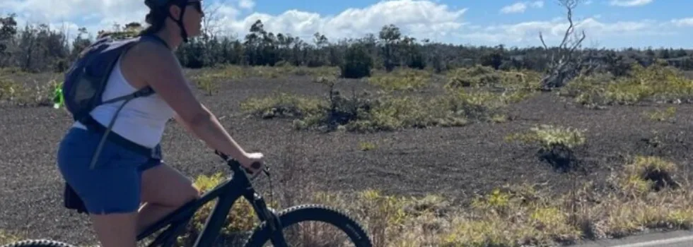 Bike tour through HVNP