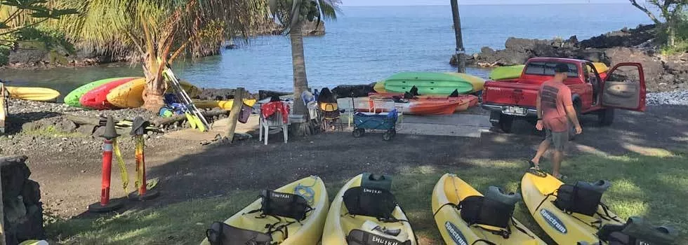 Kayak rentals captain cook monument