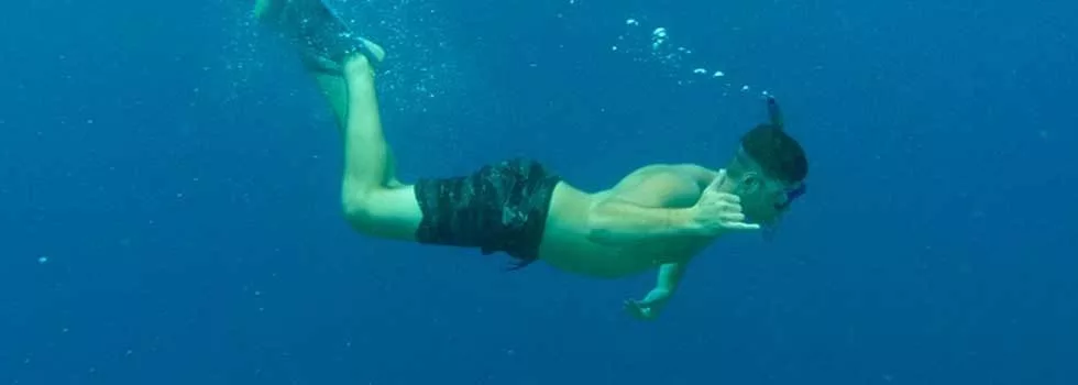 Snorkeling kayak captain cook