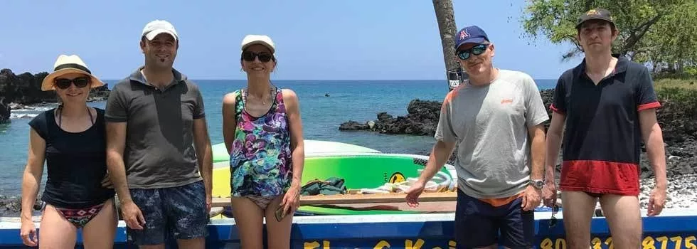 Hawaii canoe tours captain cook monument