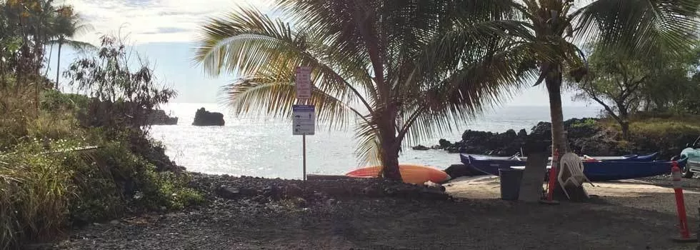 Kealakekua bay captain cook boat ramp
