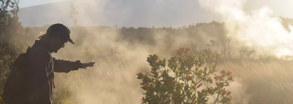 Steam vents volcano hawaii