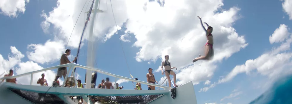 Kona waikoloa sailing catamaran