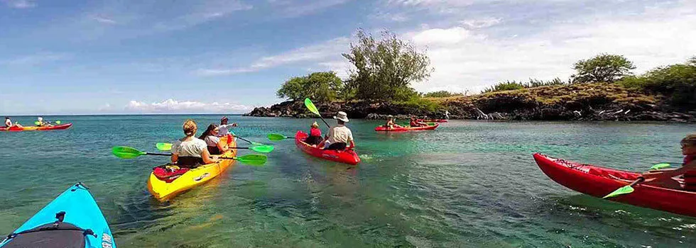 Kayak tour close to kona
