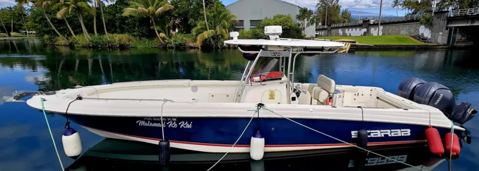 Boat to see hamakua coast waterfalls
