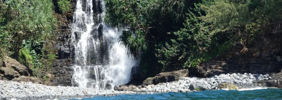 Onomea waterfall boat cruise