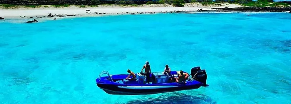 Zodiac boat tour kona