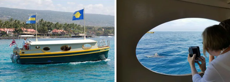 Boat ride for elderly kona