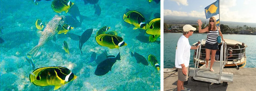 Kona glass bottom boat