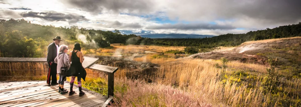 Tour volcano national park sulphur banks