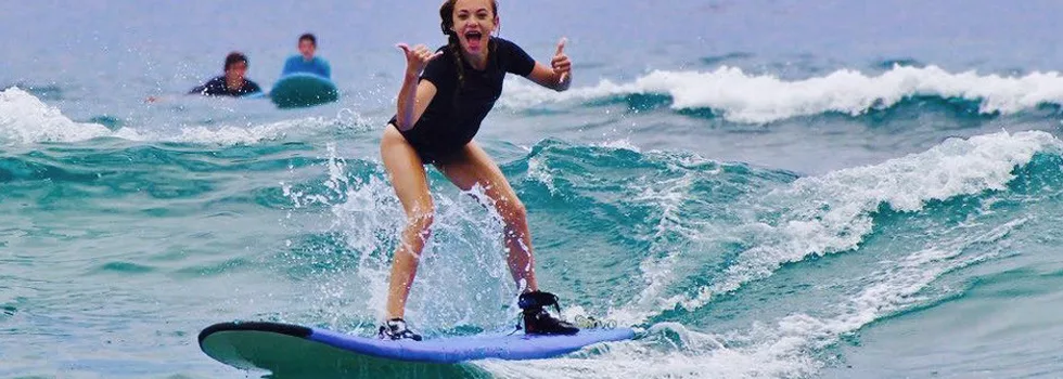 Stoked Surfer Girl Kona