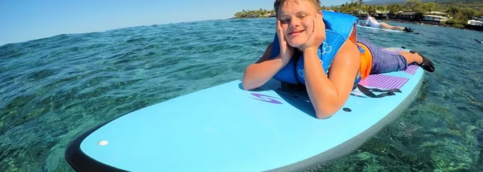 Teach kids to surf kona