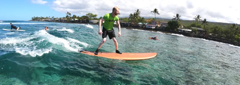 Learn to surf kona