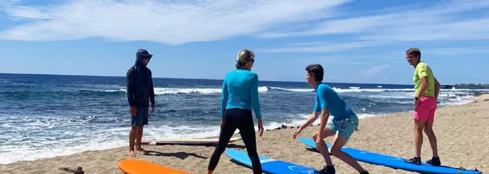 Surf instructor teacher kona