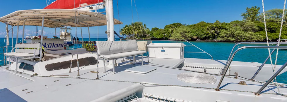 Captain cook snorkel boat deck