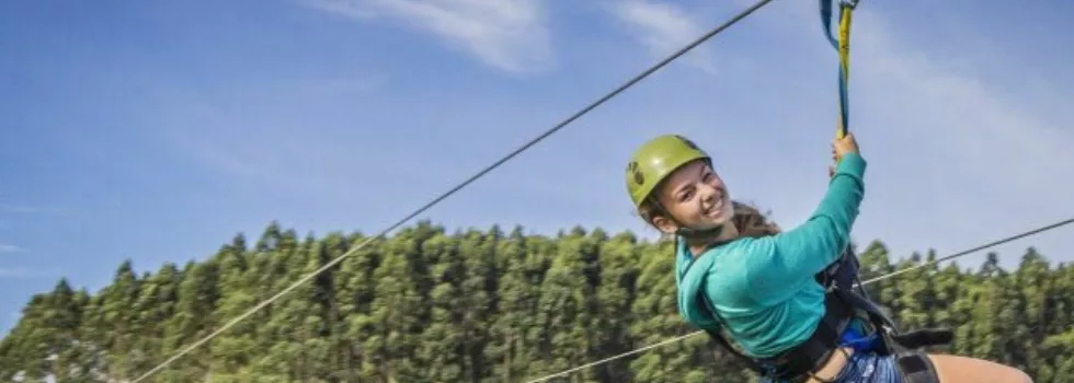 Zipline in kona hawaii