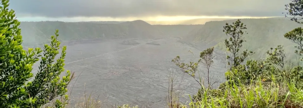 Kilauea iki at sunrise