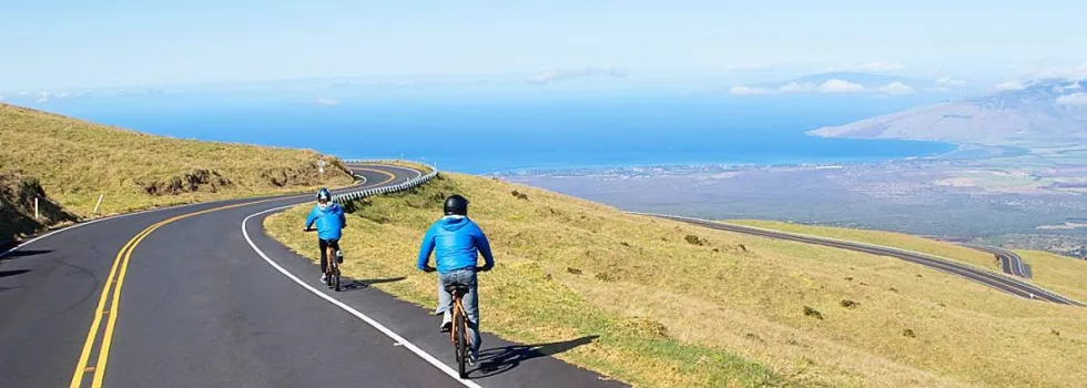 Bike maui tour view