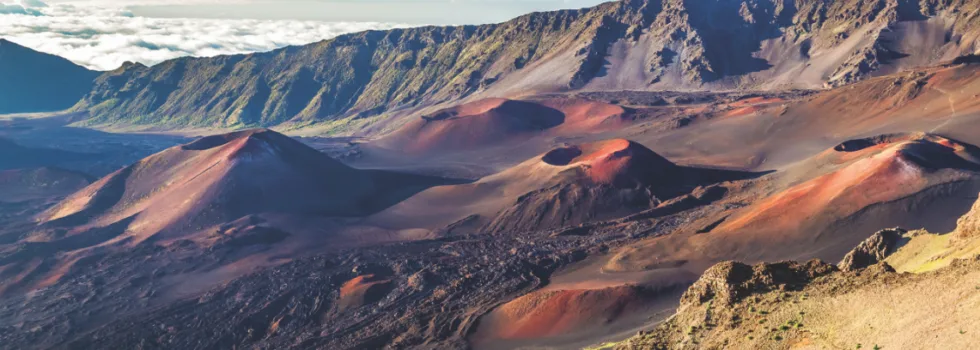 Haleakala crater view during tour