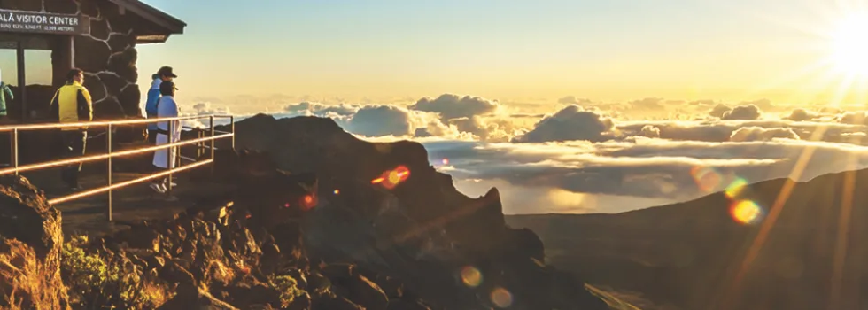 Crater visitor center sunrise haleakala