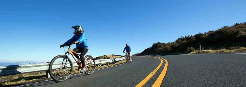 Downhill bike tour maui volcano