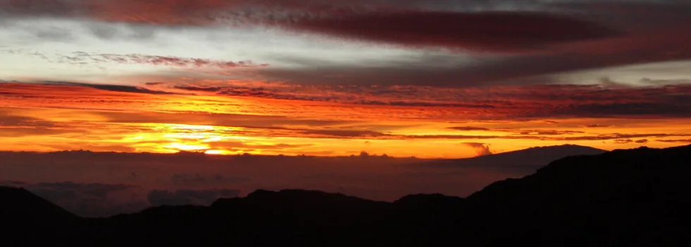 Haleakala sunrise before bike tour downhill