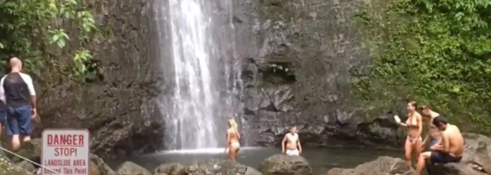 Manoa falls swimming