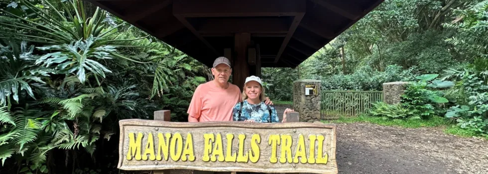 Manoa falls sign
