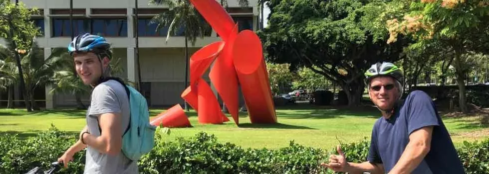 Honolulu city bike tour